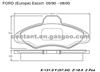 BRAKE PAD For Ford Escort GDB897