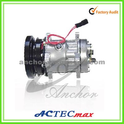 Auto A/C Compressor For Cat Truck, 7H15 Serie, Sanden 4604, 8064, 8108, 190