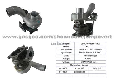 Turbocharger 53039700055