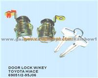 OPT-TY-8050 Door Lock With Key For Toyota Hiace 69051-95J06 69052-95J06