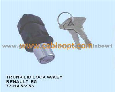 OPT-R-8048 Trunk LID Lock With Key For Renault R5 77014 53953