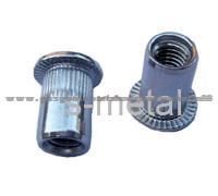 Flat Head Knurled Blind Rivet Nut