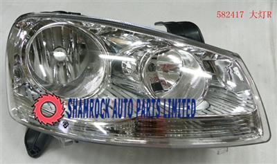 Great Wall Wingle 5 Headlamp With Motor Adjustor OEM 4121500Xp24aa/4121500Xp24aa GREAT WALL Original With Strong Packing Carton