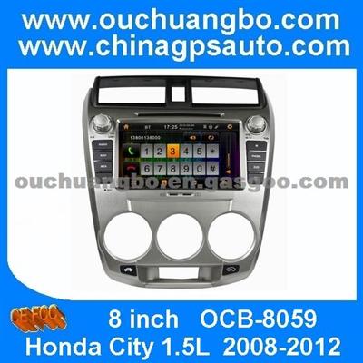 Ouchuangbo Autoradio Dvd Gps Sat Nav For Honda City 1.5L( 2008-2012) With VCD/CD/MP4 (AVI, ASF)/MP3/CD-R/CD-RW