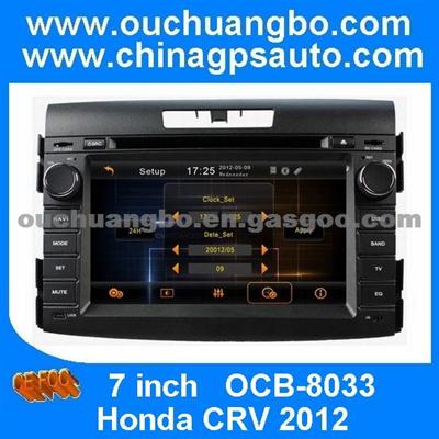 Ouchuangbo Car DVD GPS Navi Autoradio Headunit For Honda CRV 2012 With Dual Zone /1080P