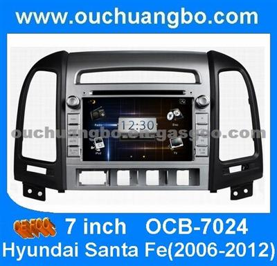 Ouchuangbo Car Electrical Radio DVD Player For Hyundai Santa Fe 2006-2012 With Change Main Menu For Freely