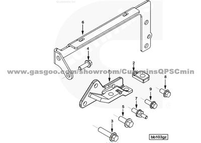 3103596 Cummins ISX Brace, Gear Housing