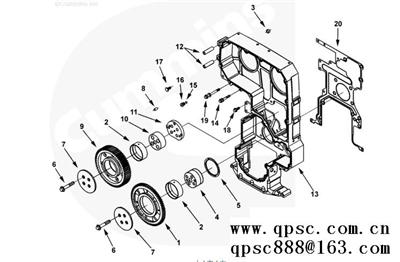 Cummins ISX Bearing, Main 4907151