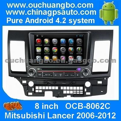 Ouchuangbo Android 4.2 Autoradio Sat GPS Navigation For Mitsubishi Lancer 2006-2012 With Bluetooth Cortex A9