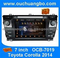 Ouchuangbo Car Gps Navigation Multimedia Kit For Toyota Corolla With Radio Dvd Player