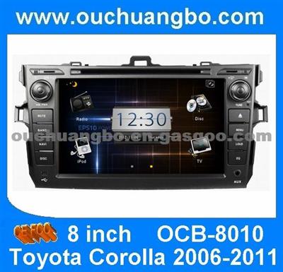 Ouchuangbo 2014 New Toyota Corolla 2006-2011 For Headunit Autoradio Sat Nav System Stereo Multimedia DVD Player