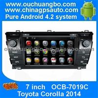 Ouchuangbo Android 4.2 DVD Player GPS Navi Radio IPod Autoradio Headunit Toyota Corolla 2014