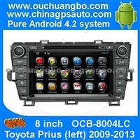 Ouchuangbo 2009-2013 Android 4.2 DVD Navi Headunit Autoradio Toyota Prius Left Support Arabic /Bulgarian /Catalan Language Etc