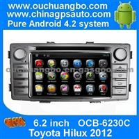 Ouchuangbo Android 4.2 Auto Radio New DVD GPS Video Player Navigation System Toyota Hilux 2012-2014 Bluetooth IPod USB SD 3G Wifi