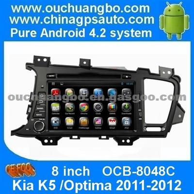 Ouchuangbo 2011-2012 Android 4.2 DVD Navi Multimedia Video Player System Kia K5 /Optima