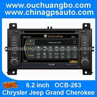 S100 System Car DVD Chrysler Jeep Grand Cherokee With Radio Gps Navigation CD Player OCB-263