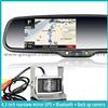 Car Gps And Navigation Mirror With Bluetooth, Fm Transmitter And Genuine Bracket