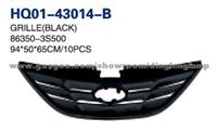 Grille Black For Hyundai Sonata 2011