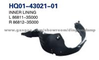 Car Inner Fender For Hyundai Sonata 2011