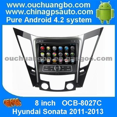 Ouchuangbo Android 4.2 Car Pc DVD Navi Multi Media System For Hyundai Sonata 2011-2013