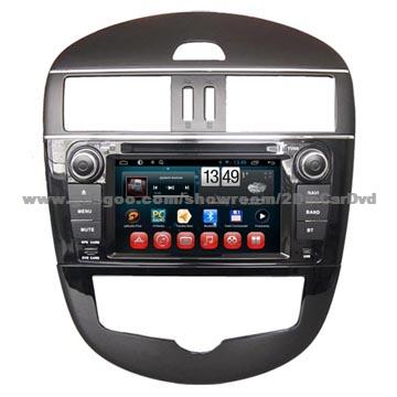 Oem Android in Dash Car Stereo with Radio Gps for Nissan Tiida Steering Wheel Control Support