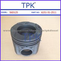 Komatsu S6D125 CAST IRON PISTON 6151-31-2511