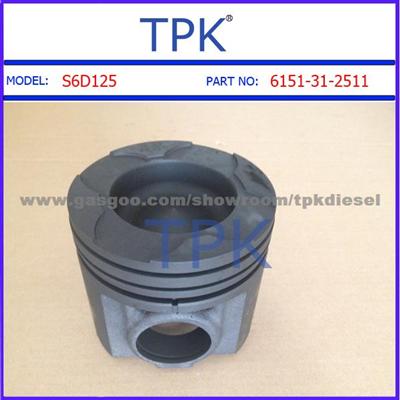 Komatsu S6D125 CAST IRON PISTON 6151-31-2511