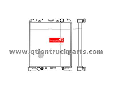 9405001503 Radiator MERCEDES AXOR