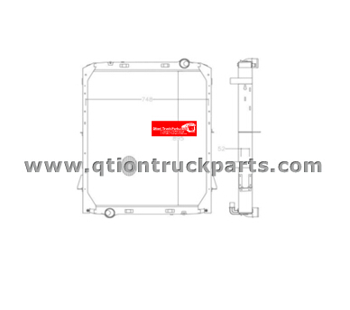 42532035, 93192910 Radiator IVECO EuroStar