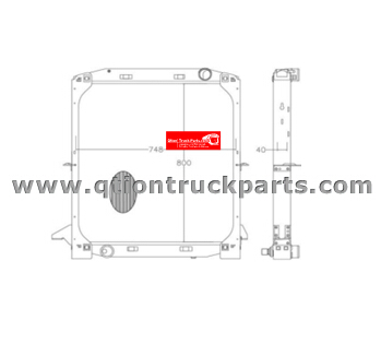 8139294, 92901372, 93160529 Radiator IVECO EuroTech