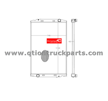 41214447 1124x748x42mm Radiator IVECO Stralis