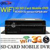 3G Mobile DVR,4CH H.264 Wifi Car DVR Real-Time GPS Tracke I/O,G-Sensor,Vehicle DVR,Support IPhone ,Android Phone