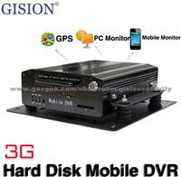3G Mobile DVR, 4 Channel Hard Disk Car DVR,Real Time Monitor, GPS Track,Alarm,Support PC,IPhone,Android Phone,MDVR