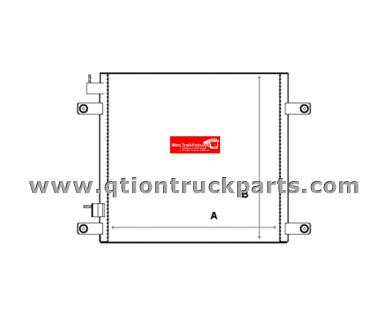 1371355 455x430x16mm Intercooler DAF CF 65 / 75 / 85