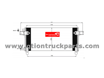 81619200018, 81619200023 Intercooler MAN TG