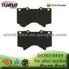 D1303-8419 Front Brake Pad For Land Cruise And Sequoia