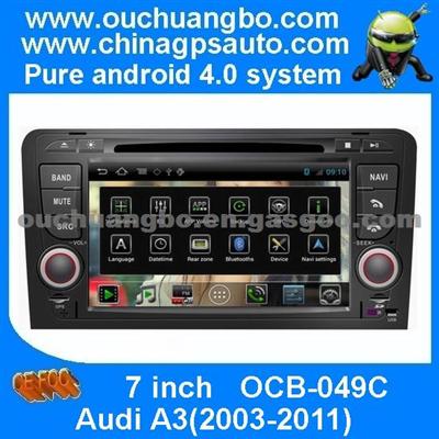 Ouchuangbo Android 4.0 Car DVD Radio Multimedia System For Audi A3 2003-2011 S150 Touch Screen Digital TV