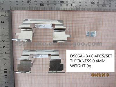 Brake Pad Fitting Kits D906 For Lexus Toyota