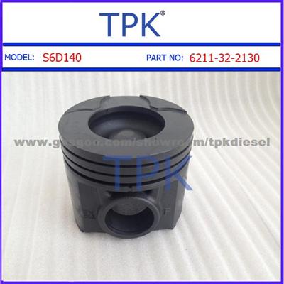 KOMATSU SA6D140-1 CAST IRON PISTON KIT, 6211-32-2130