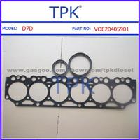 VOLVO D7D CYLINDER HEAD,FULL,OVERHAUL GASKET KIT, VOE20405901