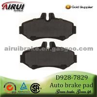 High Quality D928-7829 Rear Brake Pad For Mercedes Benz, Volkswagen