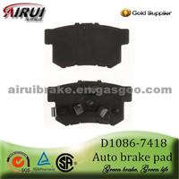 High Quality D1086-7418 Brake Pad For Honda, Acura