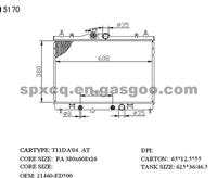 Brand New Auto Radiator For Nissan Tiida Cooling Water Radiator 21460-ED500