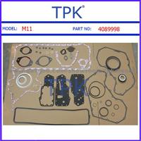 CUMMINS M11,QSM11,ISM11, LOWER,BOTTOM GASKET KIT 4089998