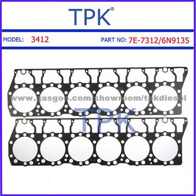 Caterpillar 3412 Head,Full,Overhaul Gasket Kit,7E7312,6N9135