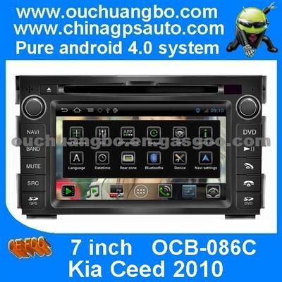 Ouchuangbo Android 4.0 DVD Radio Player For Kia Ceed 2010 S150 GPS Navigaion Dual Core 1G CPU 512 DDR