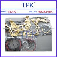 Komatsu S6D170 Cylinder Block Gasket Kit,Set, 6162-K2-9901,6162-K2-5000,6241-K2-9900