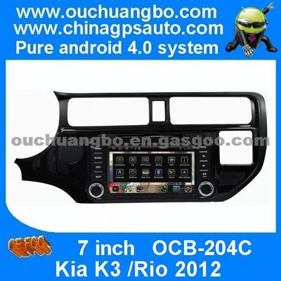 Ouchuangbo Android 4.0 Car Stereo For Kia K3 /Rio 2012 3GWifi Host S150 Support DVR HD GPS DVD Video Player