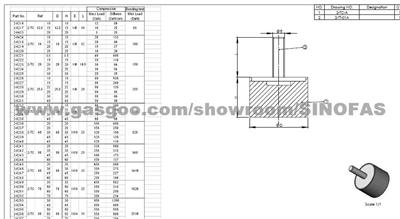 Radiaflex 2-TC Single Stud Fixing