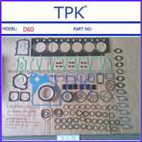 VOLVO D6D Cylinder Head, Full, Overhaul Gasket Kit,Set